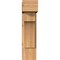 Ekena Millwork Westlake Block Smooth Bracket w/ Offset Brace, Western Red Cedar, 7 1/2"W x 18"D x 30"H BKT0806X18X30WTL05SWR - alternate 2